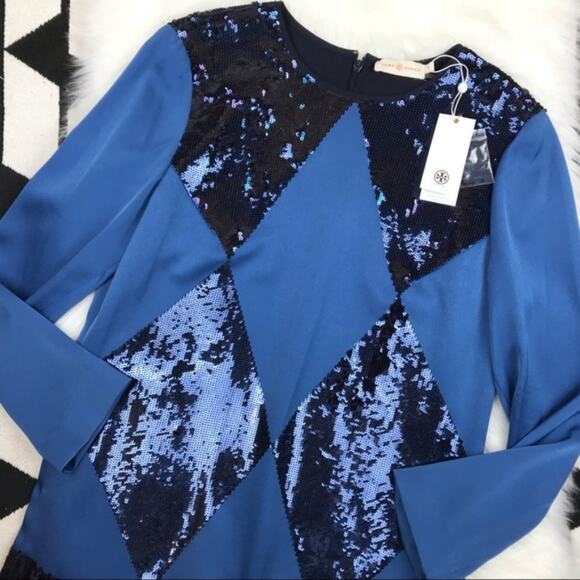 Tory Burch Sequin Cocktail Dress - Picture 4 of 5